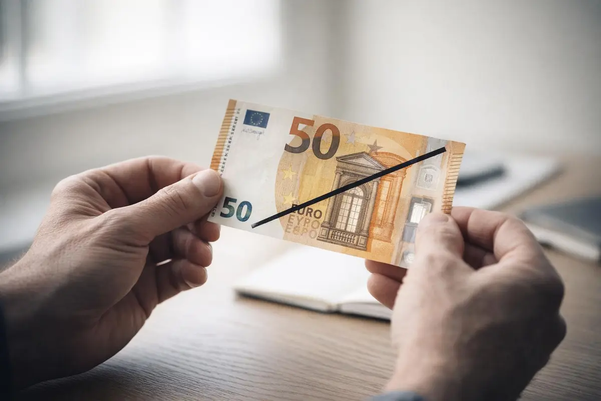 billet marque au feutre noir